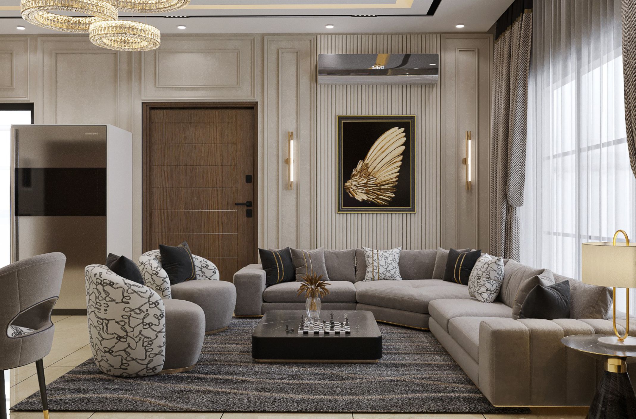 Living Room & Dining Overview