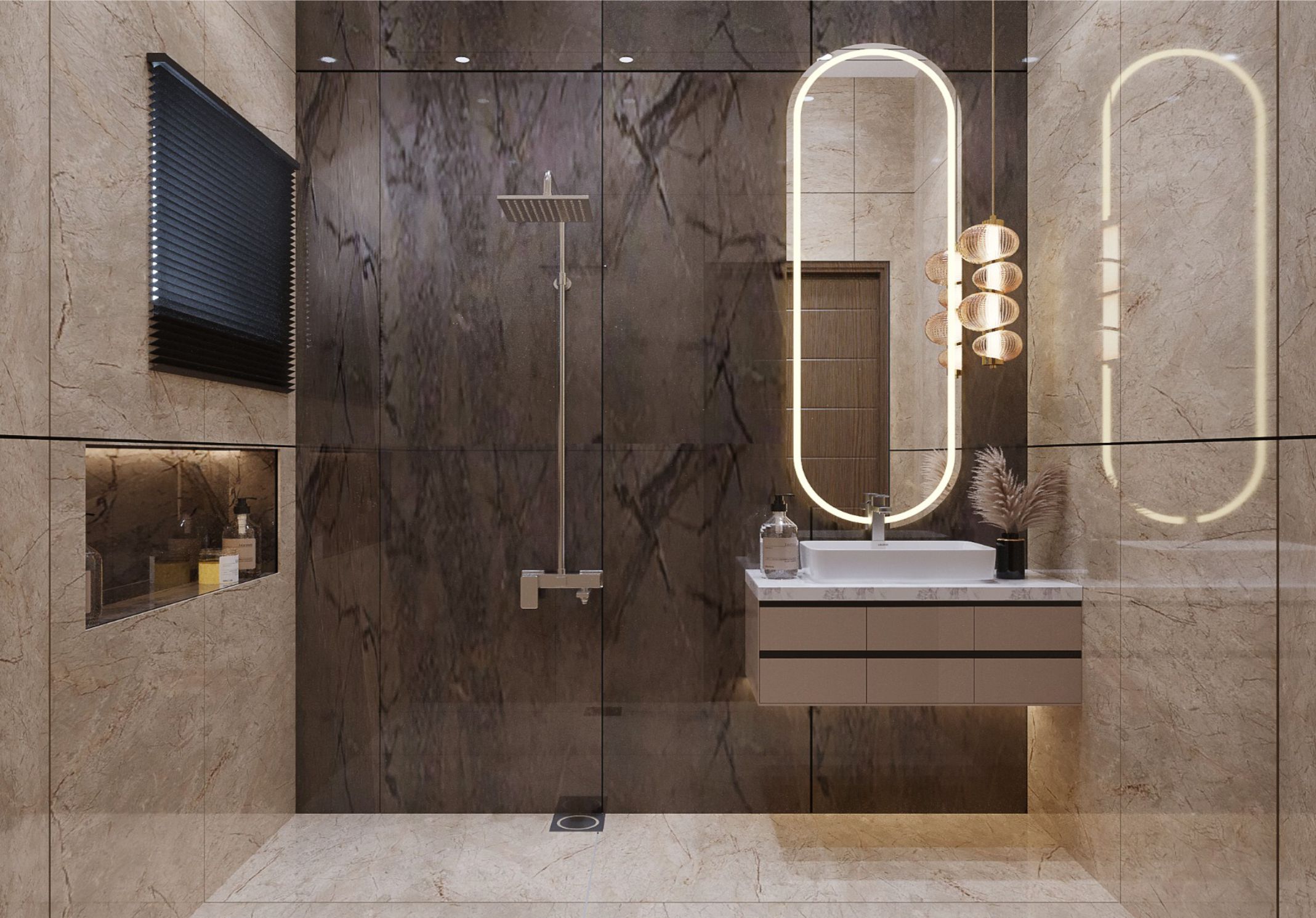 Bathroom Vanity & LED Mirror