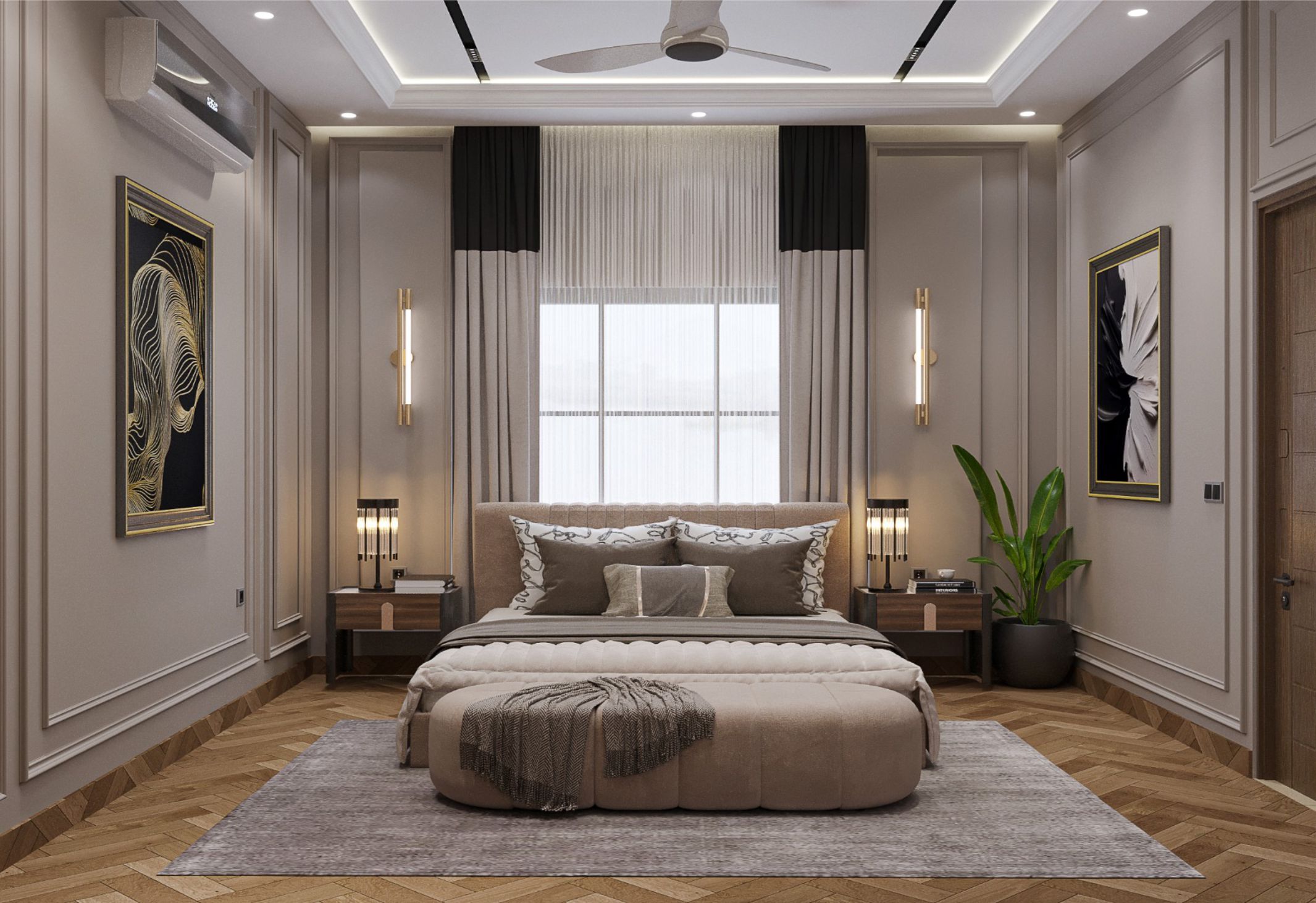 Master Bed View